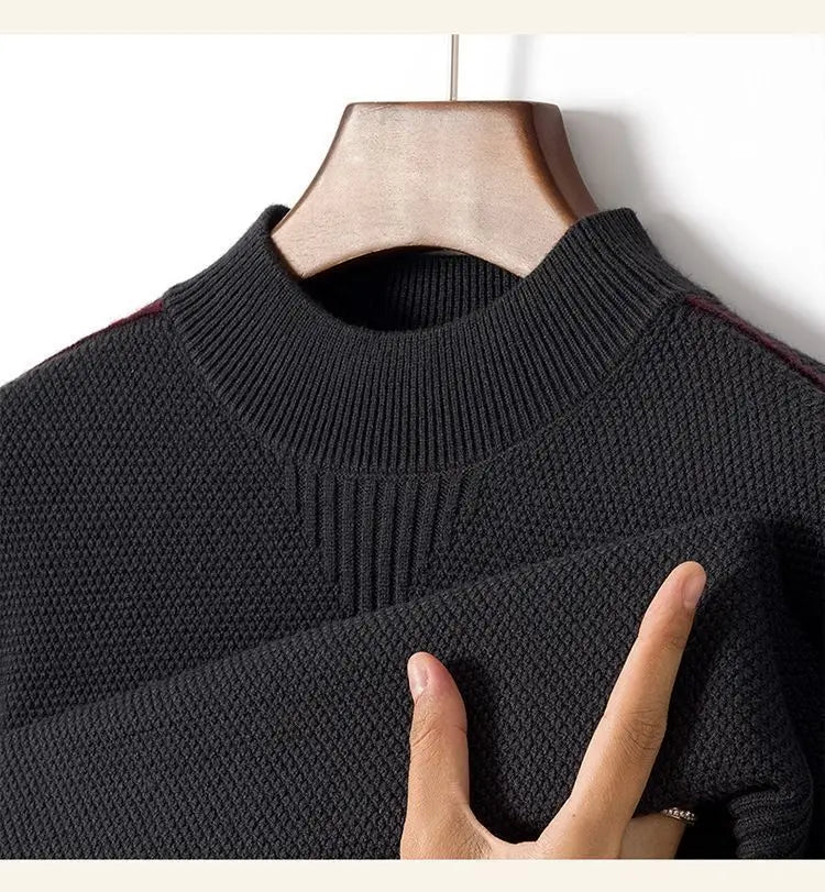 Maglione da uomo a manica lunga con trama | Stile classico