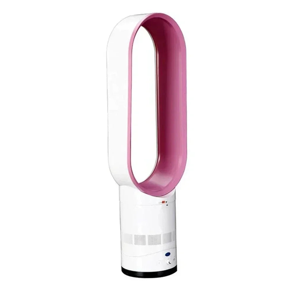 Ventilatore senza turbina | Silenzioso ventilatore da tavolo | Telecomando e timer | Stile abitativo moderno