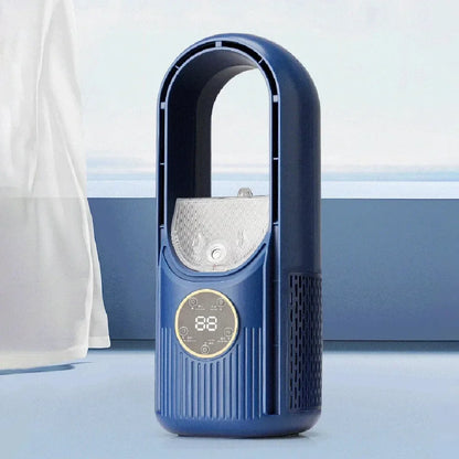 Raffreddatore d'aria USB portatile | Ventilatore senza turbina 3-in-1 | Umidificatore con timer | Design compatto