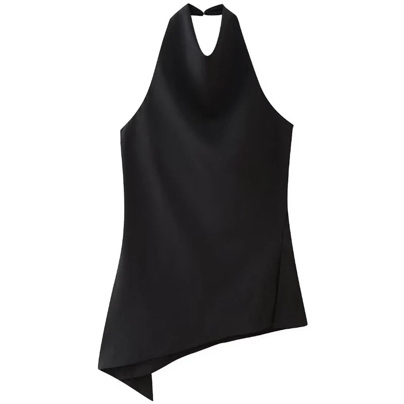 Damen Hosen Set | Zweiteiliges Outfit mit Halter Top | Gerade Hose | Moderner Alltagslook