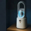 Raffreddatore d'aria USB portatile | Ventilatore da tavolo con funzione spray | Luce notturna LED | Ventilatore silenzioso per la camera da letto
