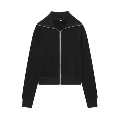 Damen zweiteiliges Set mit Trackjacke mit Reißverschluss und Hose | Casual Passform
