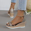 Damen Offene Keilsandalen | Sommer