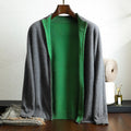 Herren Cardigan mit langen Ärmeln und offener Vorderseite | Casual Style
