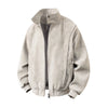 Herren Stehkragen Reißverschluss Jacke Langarm | Vintage