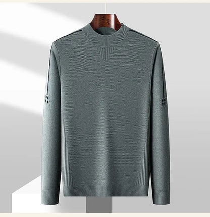 Maglione da uomo a manica lunga con trama | Stile classico
