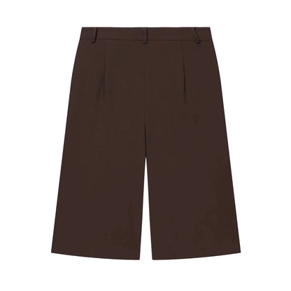 Damen Zweiteiler Set | Regular Fit Set | Cropped Hemd und Bermuda Shorts | Moderner Streetwear Stil