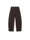 Damen High Waist Hose mit Bundfalten vorne und weitem Bein | Taillierte Passform