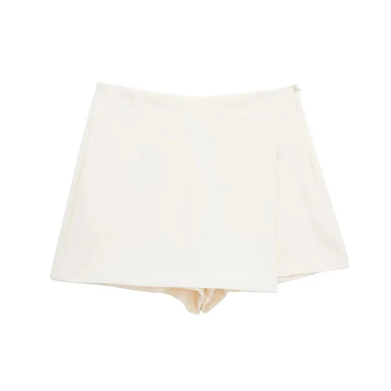 Damen High Waist Einfarbige Shorts Mit Stretch Passform | Mini