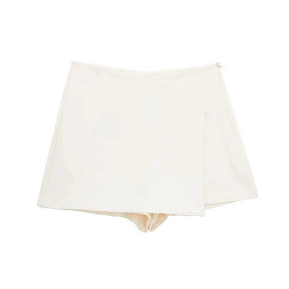 Damen High Waist Einfarbige Shorts Mit Stretch Passform | Mini