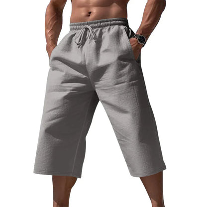 Herren Knielange Shorts Mit Kordelzug | Casual Sommer Shorts