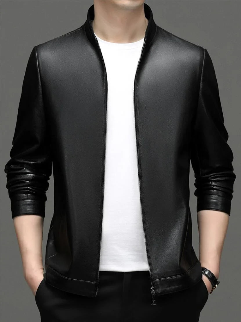 Herren Strukturierte Jacke mit Umlegekragen Full Zip Passform | Kragen