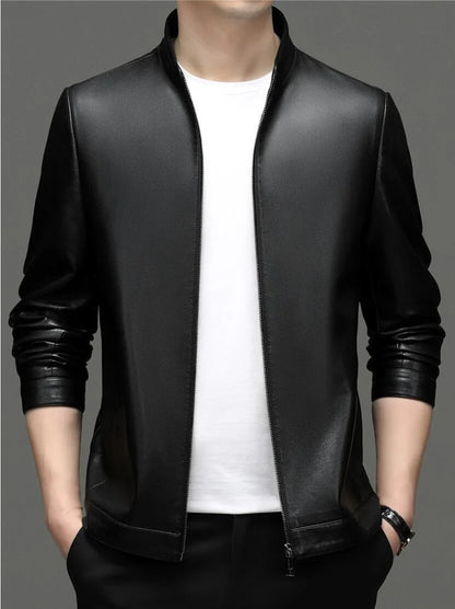 Herren Strukturierte Jacke mit Umlegekragen Full Zip Passform | Kragen