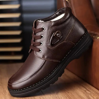 Herren Schnürung Mid-Top Schuhe | Urbaner Klassischer Look