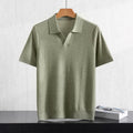 Herren Kurzarm Strick Polo Shirt | Freizeit