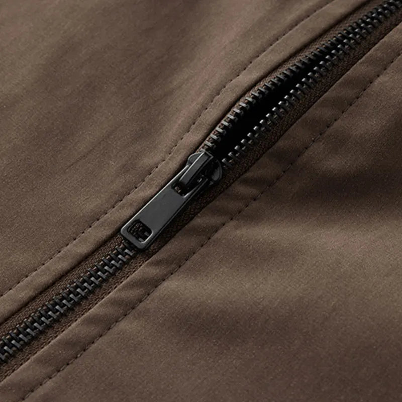 Herren Kragen Reißverschluss Jacke Langarm | Klassisch