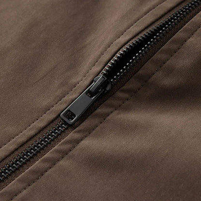 Herren Kragen Reißverschluss Jacke Langarm | Klassisch