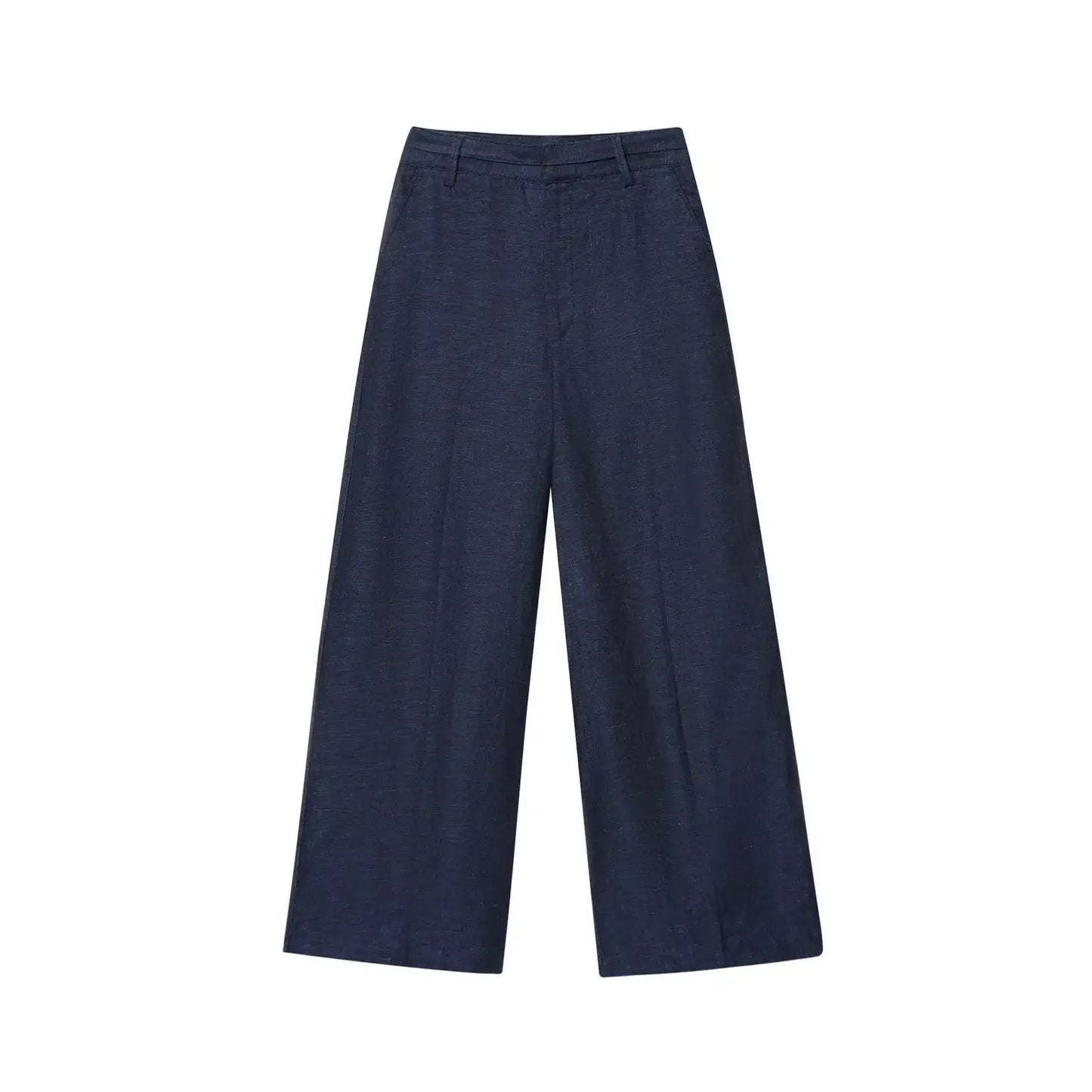 Damski zestaw dwuczęściowy | Regular Fit | Kamizelka bez rękawów i szerokie spodnie | Nowoczesny styl smart casual