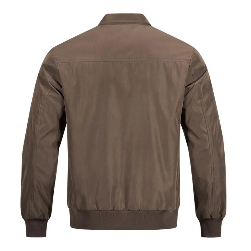 Herren Kragen Reißverschluss Jacke Langarm | Klassisch