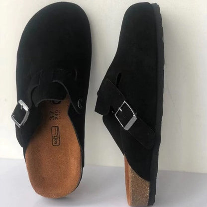 Damen Geschlossene Clogs | Schnallenriemen