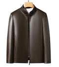 Herren Strukturierte Jacke mit Umlegekragen Full Zip Passform | Kragen