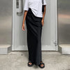 Damen High Waist Rock Mit Geradem Schnitt Minimalistischem Stil | Maxi