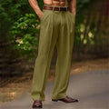 Herren Hochgeschnittene Formelle Hose Mit Falten Seitentaschen | Seitentaschen