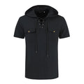 Herren Schnürhemd | Langarm Casual Sommer Top