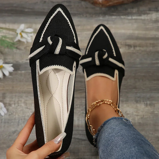 Damen Slip-On Loafer mit spitzer Zehenform | Minimalistisch