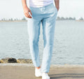 Herren Slim Fit Casual Hose | Gerade Geschnittene Alltagshose