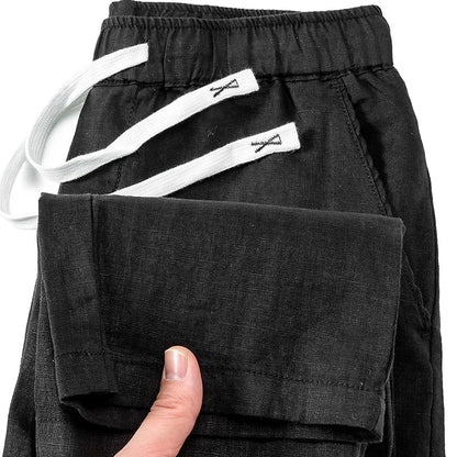 Herren Freizeit Hose Mit Kordelzug | Gerade Bein