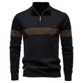 Herren Langarm Quarter-Zip Pullover | Smart Casual Kleidung