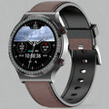Smartwatch mit rundem Display, Fitness-Tracking, Herzfrequenzmessung und Benachrichtigungen 2