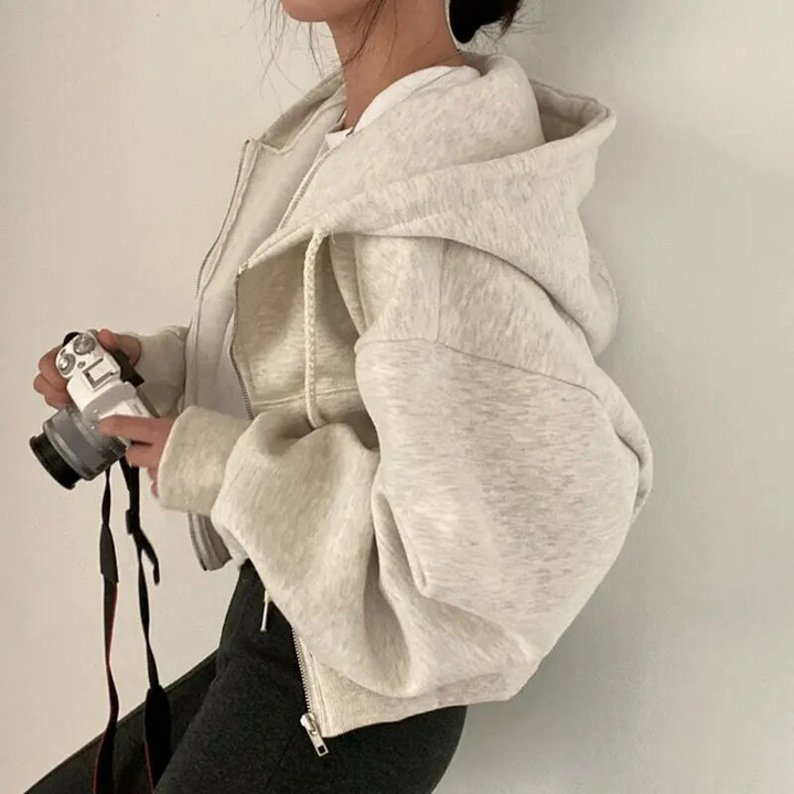 Sophia | Damen-Kapuzenpullover mit Rits