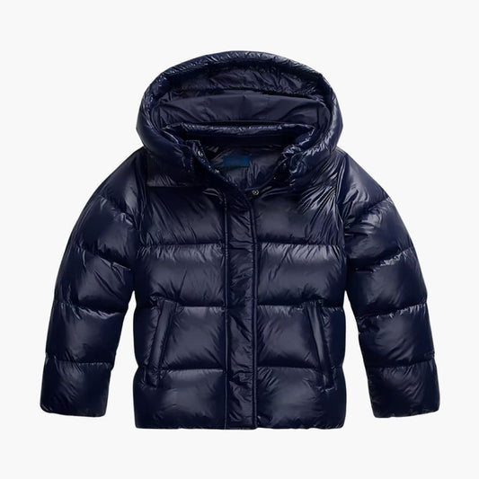 Steppjacke für Damen mit Kapuze und Vordertaschen 0