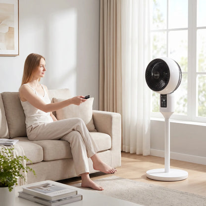 Leiser Standventilator mit Fernbedienung