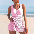 Monika | Damen Zweiteiliger Tankini-Badeanzug