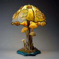 Tischlampe aus Buntglas | Farbenfrohe, künstlerische Wohndekoration 4