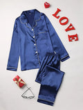 Tjitske | Luxuriöses Satin-Pyjama-Set 2