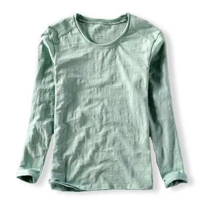 Herren Langarm T Shirt Mit Klassischer Passform | Minimalistischer Stil