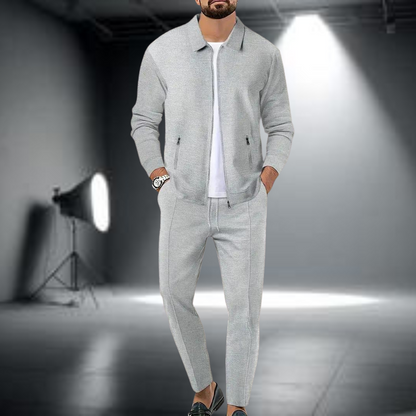 Trainingsanzug-Set – stylische Jacke und Hose mit Reißverschluss