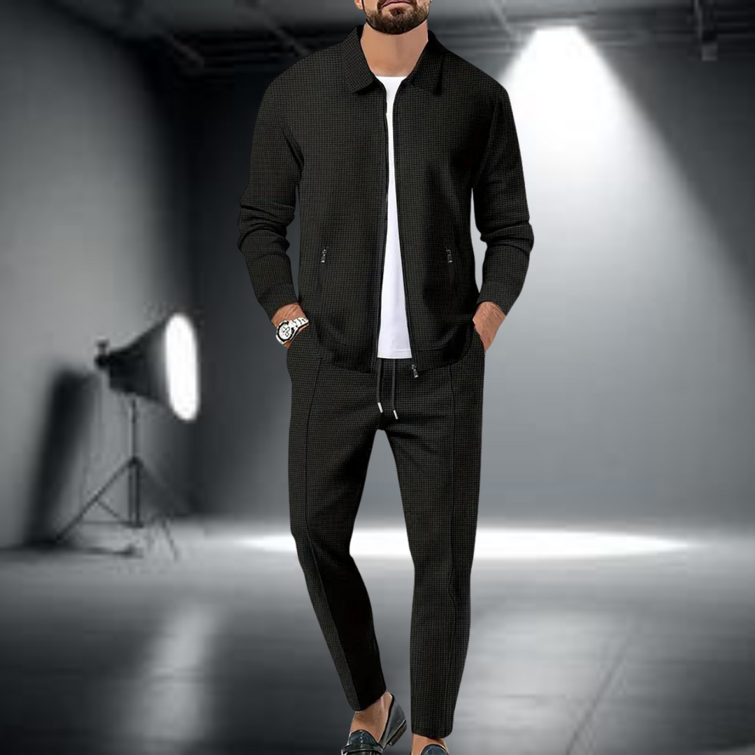 Trainingsanzug-Set – stylische Jacke und Hose mit Reißverschluss