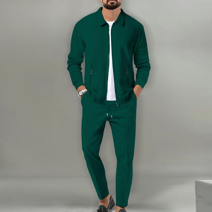 Trainingsanzug-Set – stylische Jacke und Hose mit Reißverschluss