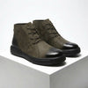 Herren Schnürstiefel Mit Runder Spitze | Moderner Streetstyle