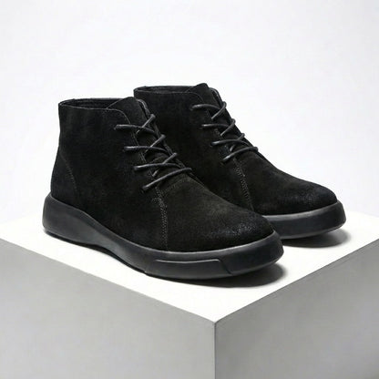 Herren Schnürstiefel Mit Runder Spitze | Moderner Streetstyle