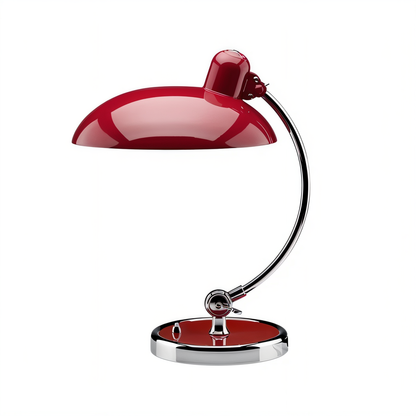 Vintage-Schreibtischlampe, verstellbar – Metallkuppel mit gebogenem Arm für Zuhause, Büro oder zum Lesen 1