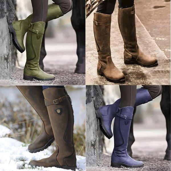 Wasserdichte Winterreitstiefel für Damen 1