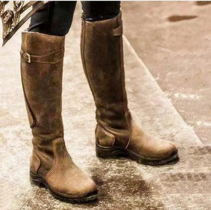 Wasserdichte Winterreitstiefel für Damen 4