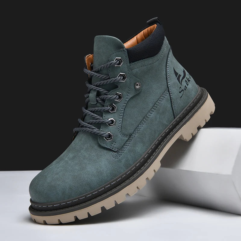 Winter Herren Stiefel | Trek-Lederstiefel für Winterliche Bedingungen 5