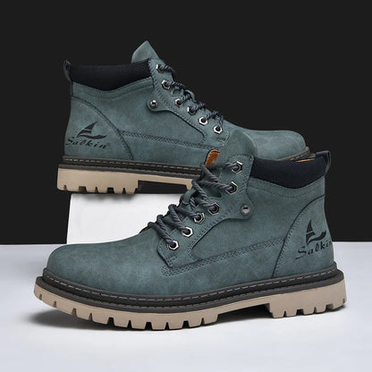 Winter Herren Stiefel | Trek-Lederstiefel für Winterliche Bedingungen 6